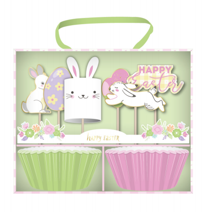 Easter Bake Cake Cupcake Stick Set EASC0003